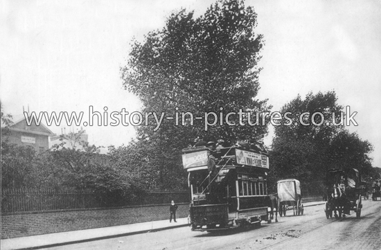 Loraine Place and Holloway Road, Holloway, London. c.1904